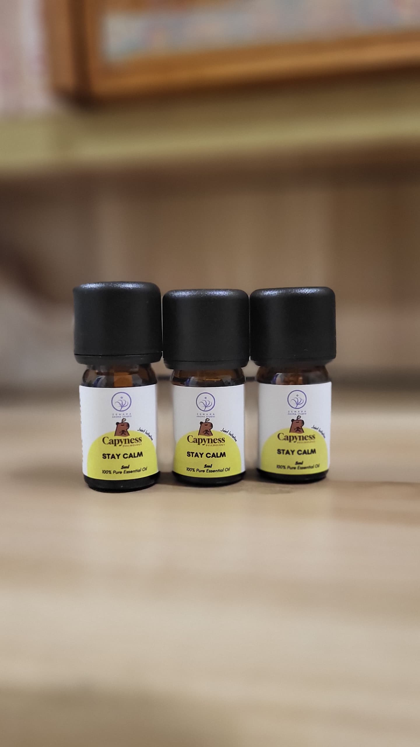 Stay Calm Essential Oils Blend (with Inhaler)