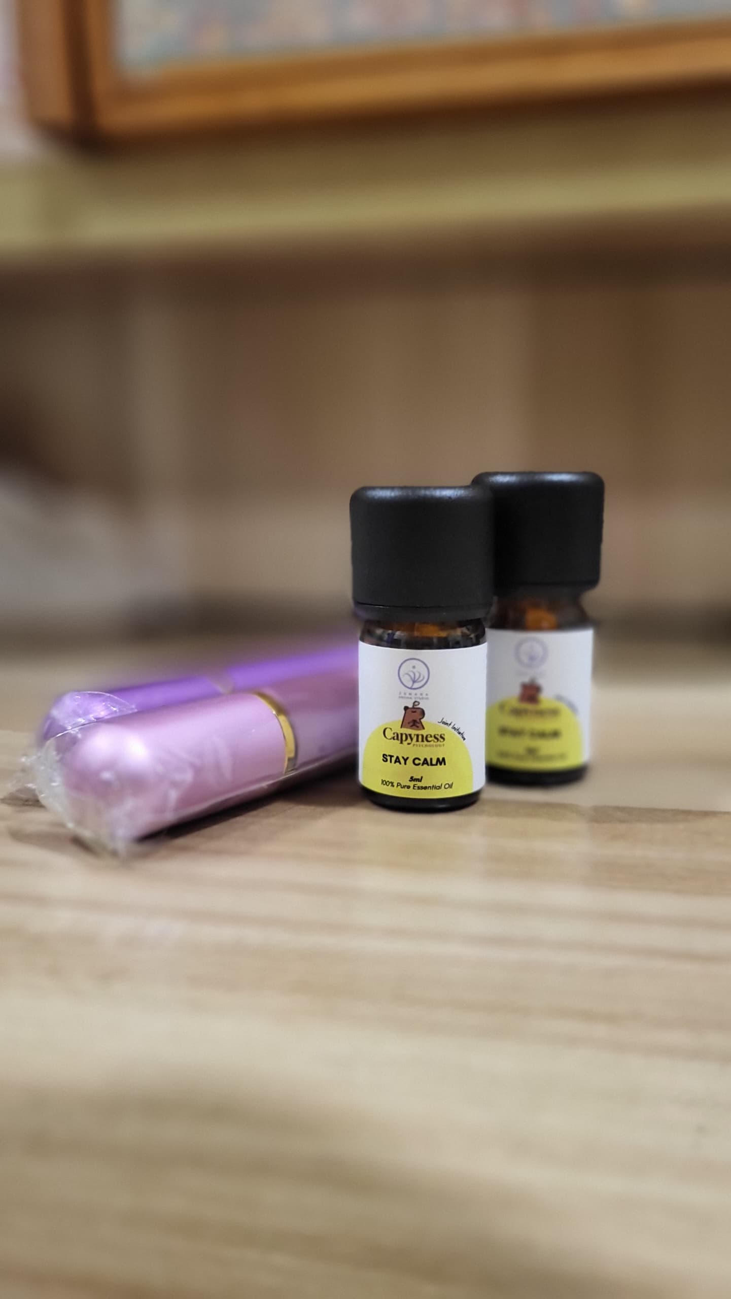 Stay Calm Essential Oils Blend (with Inhaler)